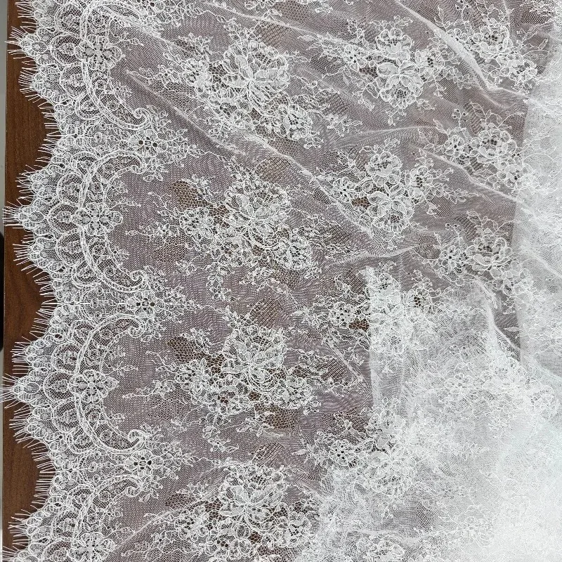 3 Meters/lot High Quality Handmade Corded Guipure Full Width Lace Fabric 1.5 Meters Wide Export Grade for Garment Accessories