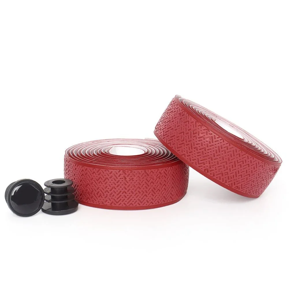 Soft Bicycle Bar Tape Wrap Around Stopper Bar End Plugs Bicycle Bar Tape Handlebar Tape Soft Breathable Skin Friendly