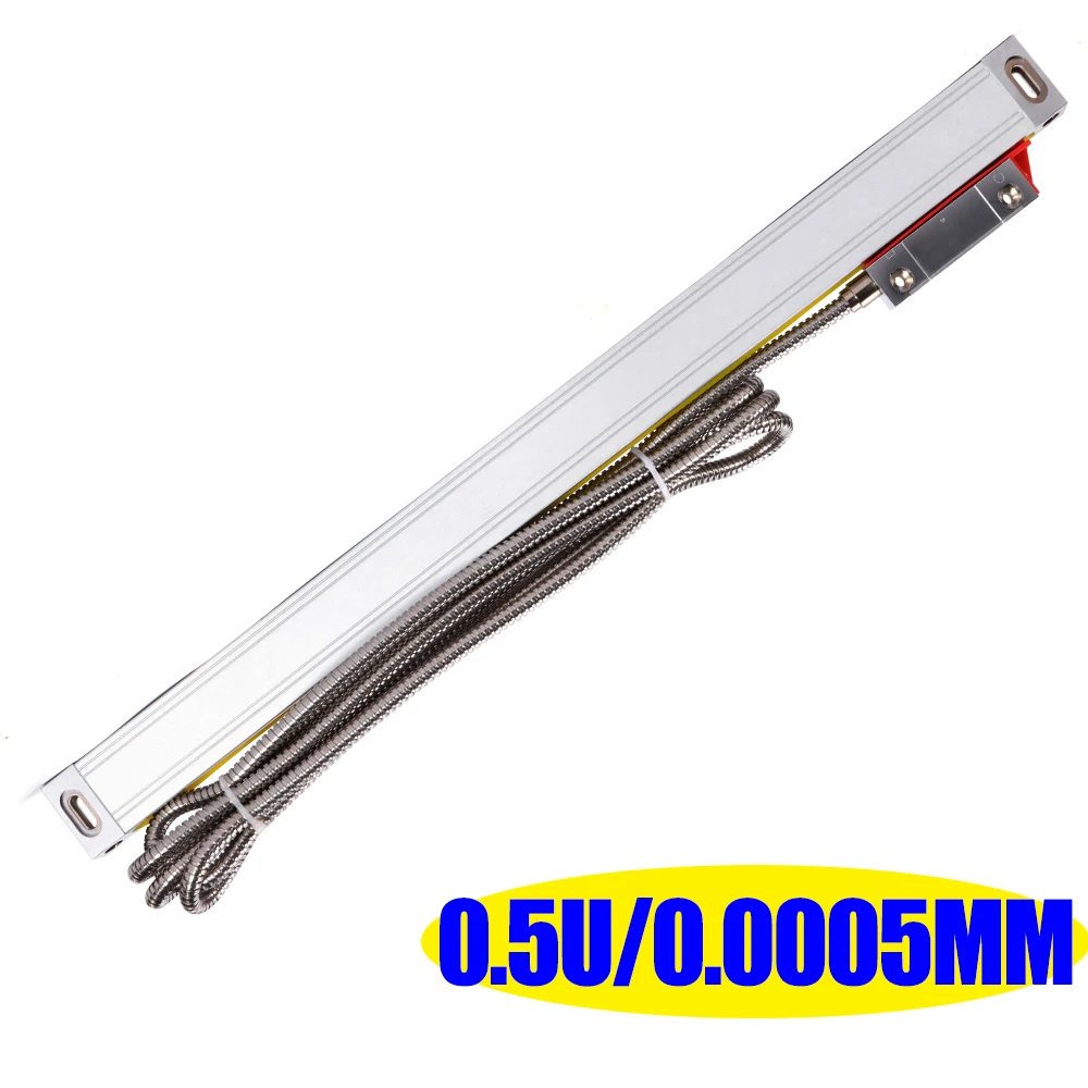 

0.5U 0.0005MM High Precision Linear Glass Scales Linear Encoder 5V TTL DB9 50 100 150 200 250 300 350 400 450 500MM for Machines