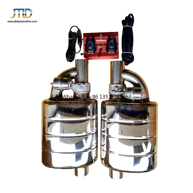 

JTLD High Quality Performance Exhaust Muffler Vacuum Valve Muffler With 63/76 201/304 Controller Pneumatic