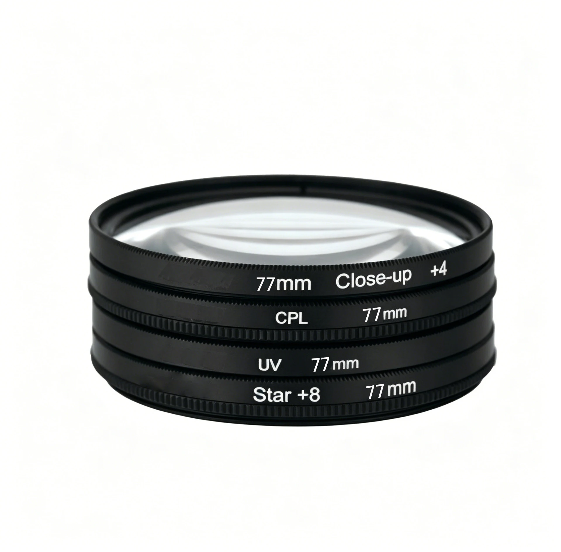 

1 Set Versatile DSLR Camera Filter Kit Filters Black Convenient Comprehensive Filter Selection With Carry Bag Filter Kit