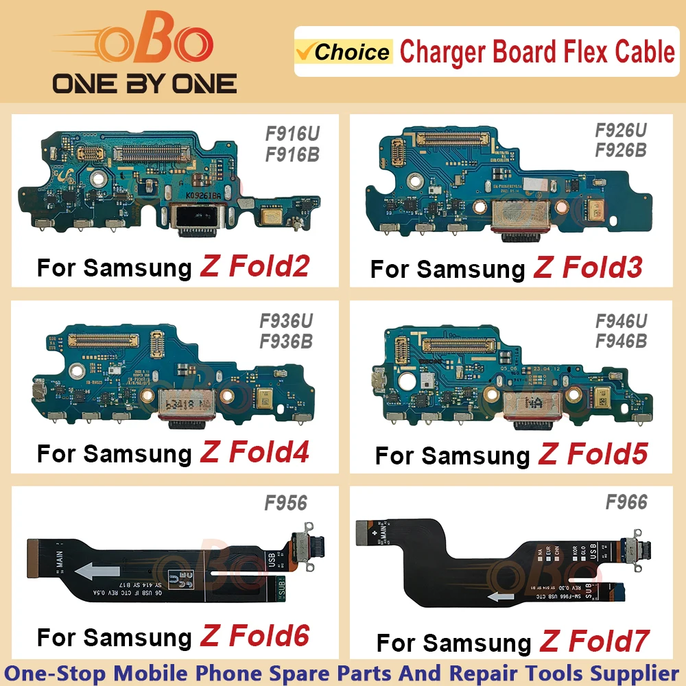 USB Ladegerät Dock Board Connector Lade Port Flex Für Samsung Z Fold 2 3 4 5 6 7 F900 F907 F916 F926 F936 F946 F956 F966 (1PC)