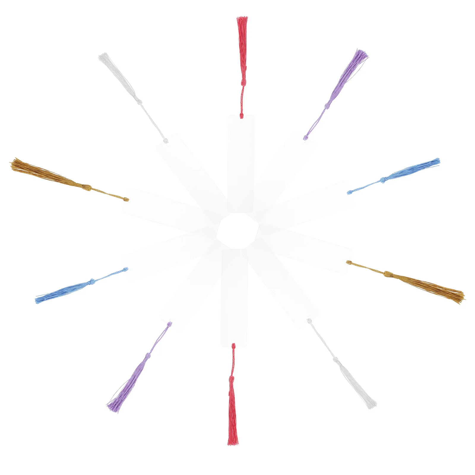 1 набор акриловых закладок с кисточками, прозрачные пустые маркеры для страниц «сделай сам», принадлежности для чтения для рукоделия, незавершенный комплект закладок