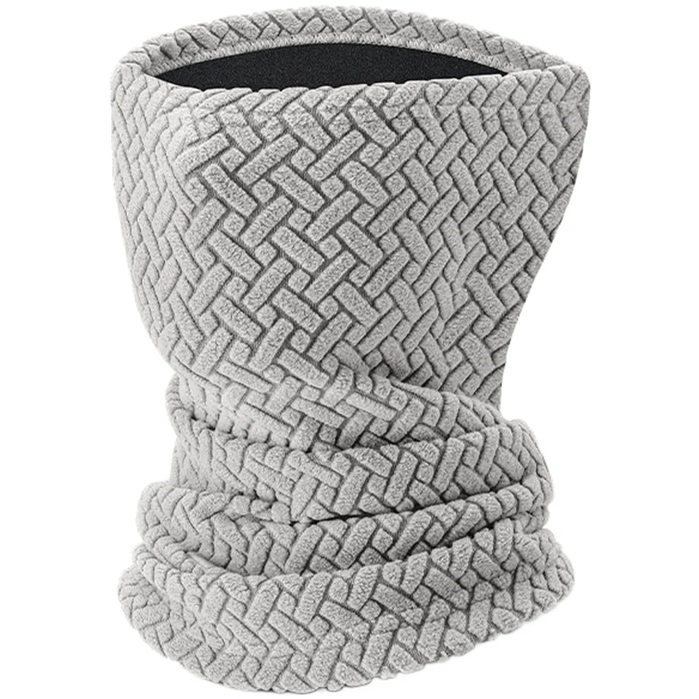 For Men\'s Cycling Balaclava Windproof Fleece Lined Neck Gaiter Stretchable Fabric for Winter Outdoor Activities