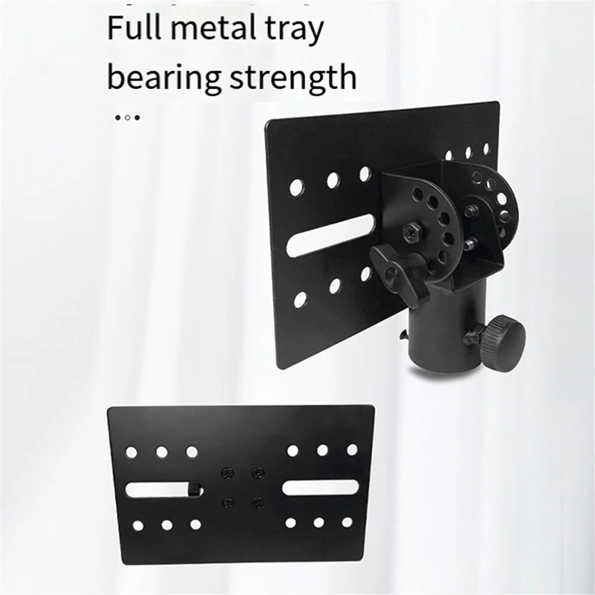 ABJG-Rotatable 35mm Metal Mount Tripod Pole DJ Speaker Stand Adapter Top Cap Rotatable DJ Speaker