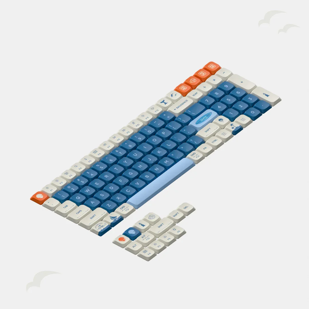 Imagem -02 - Conjunto Keycap Shiokaze Nomi Nsa