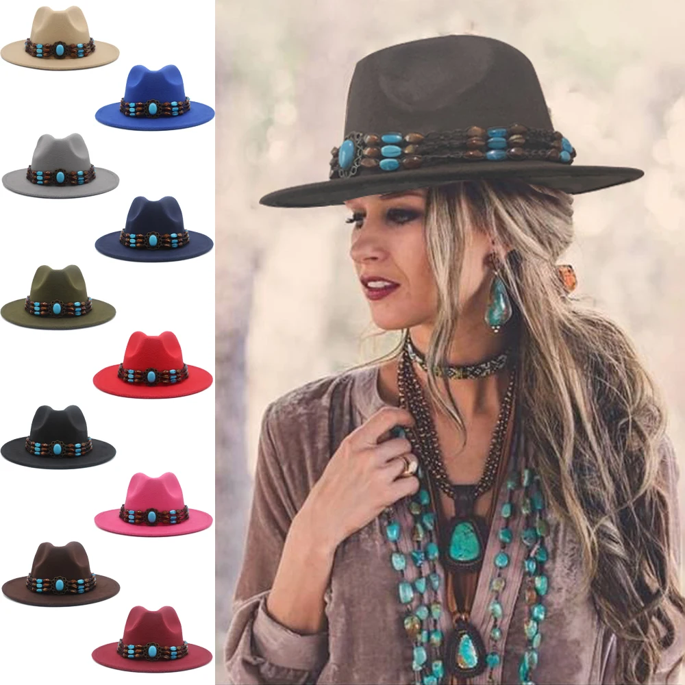 2 dimensioni Uomo Donna Genitore-bambino Bambini Cappello Panama Tesa larga Fedora Cappello da sole Trilby Cap Street Style Classico Viaggio Jazz Party Retro