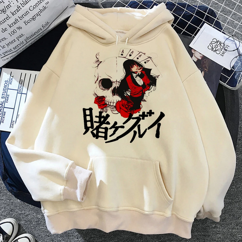 Kakegurui hoodies women Fleece sweat y2k clothes Hooded Shirt women vintage Pullover