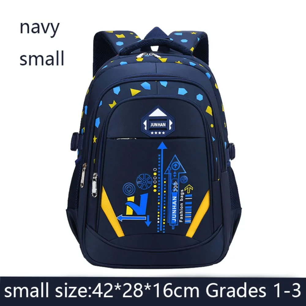 

1Pcs Geometry Pattern Primary Schoolbag Book Waterproof Mochila Kid Backpack Lightweight Nylon Children's Backpack