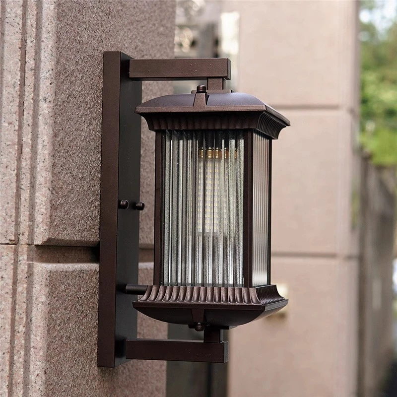 Nordic Outdoor Waterproof Wall Lamp Retro Minimalist Home Lighting Fixture for Villa Courtyard Balcony Doorway Corridor Aisle