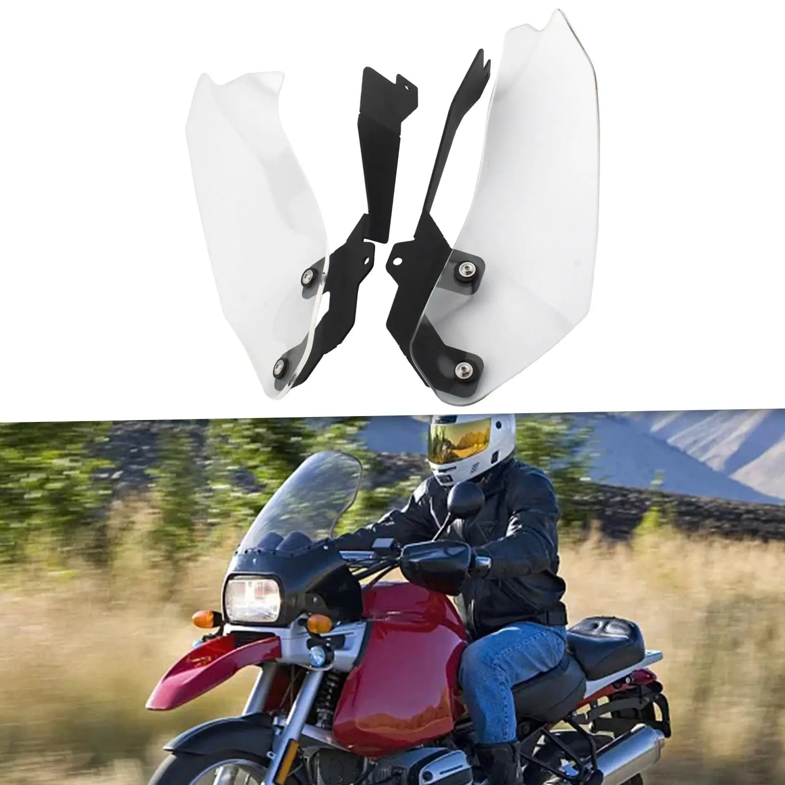 

High Reliability Windshield Windscreen Side Panels Iron Acrylic Professional Spare Parts for BMW F750GS 2018-2023