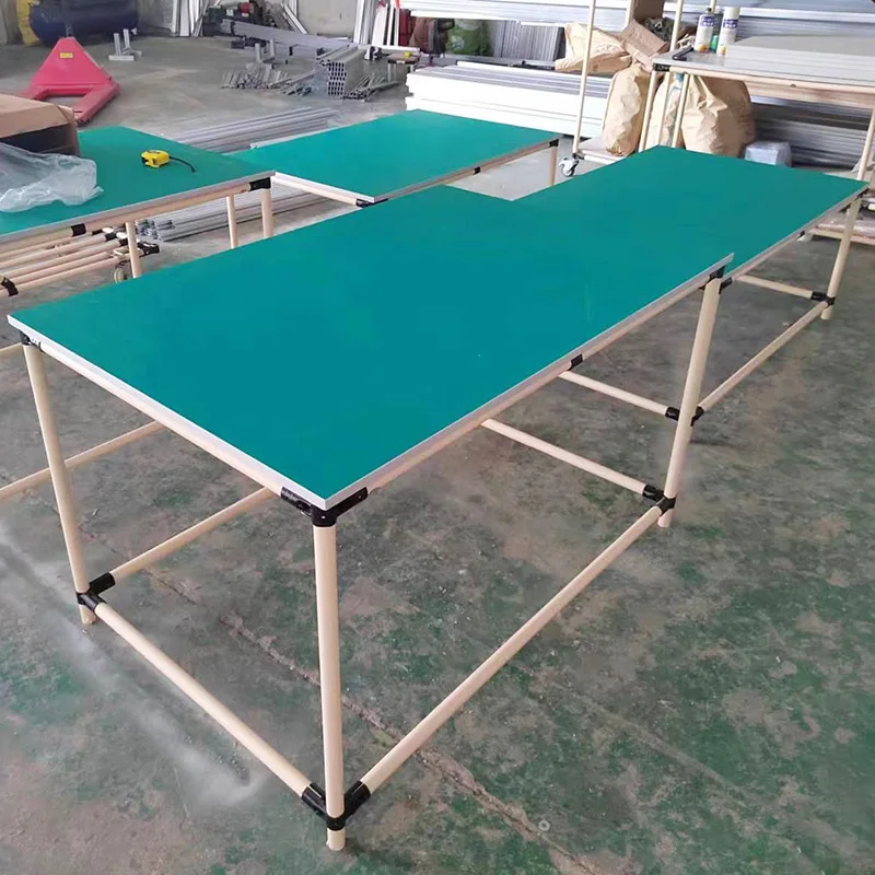 Neu electronics factory workshop special assembly line assembly plane anti-static console multi-functional lean tube workbench