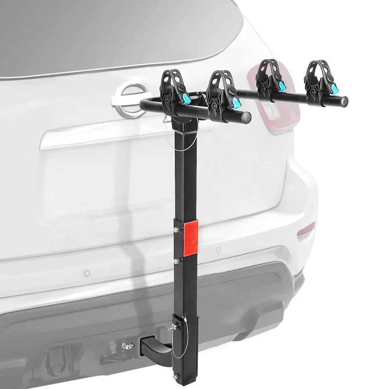 2 Bikes and 4 Bikes Rack Foldable Mast Style Hitch Mounted Bicycle Carrier Racks for Minivans Trucks