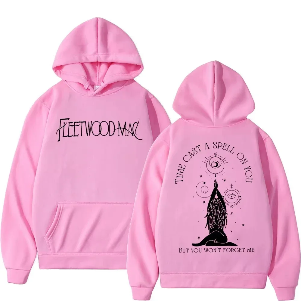 Y2K روك باند فليتوود ماك جولة طباعة هوديي الرجال النساء Harajuku خمر قمصان سويت شيرت بقلنسوة موضة عادية المتضخم البلوفرات #6