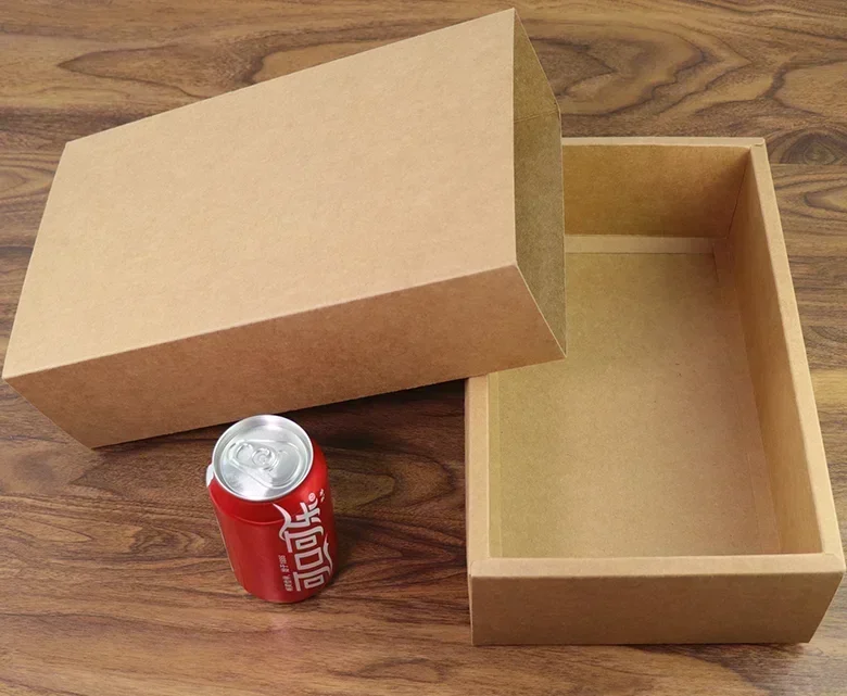 10pcs Drawer Style Kraft Carton Tea Accessories Clothing Socks Storage and Packaging Box Black Gift Pull-out Cardboard Case
