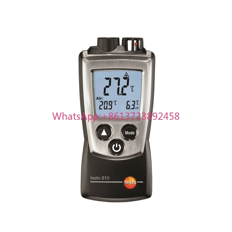 Testo 810 Infrared Thermometer Wireless Mini Portable Industrial Grade High Precision with Laser Pointer Two-Channel Measurement