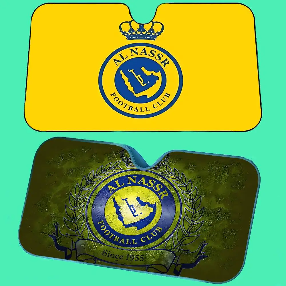 

TEAM-Al Nassr Logo Car SunShade Car Sunshade Window Sunshade Sunblock Front Windshield Hood Interior Front Baffle