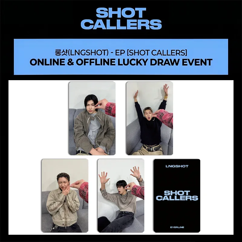 

KOPO LNGSHOT "SHOT CALLERS" EVERLINE Special Card Lucky Card Kopo Star chasing Essential Peripheral Lobster Group Lomo Gift