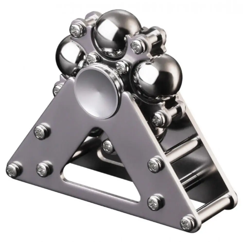 

New Stainless Steel Hand Twisting Spinning Top Gyro Gyroscope Spinner Top Toys EDC Decompression Toy