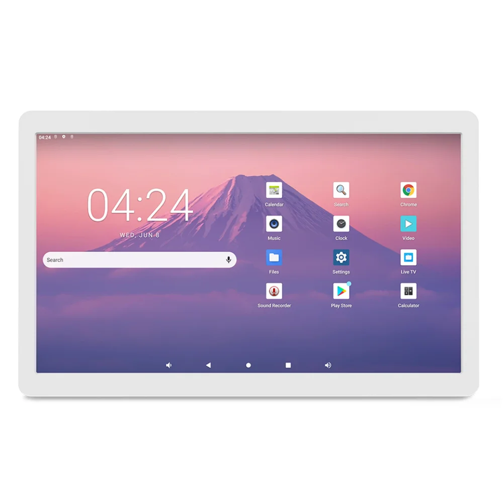 Free Shipping 14 Inch Android 12 Industrial Tablet With POE Narrow Edge Screen Wall-Mounted Monitor HDMI Input Display