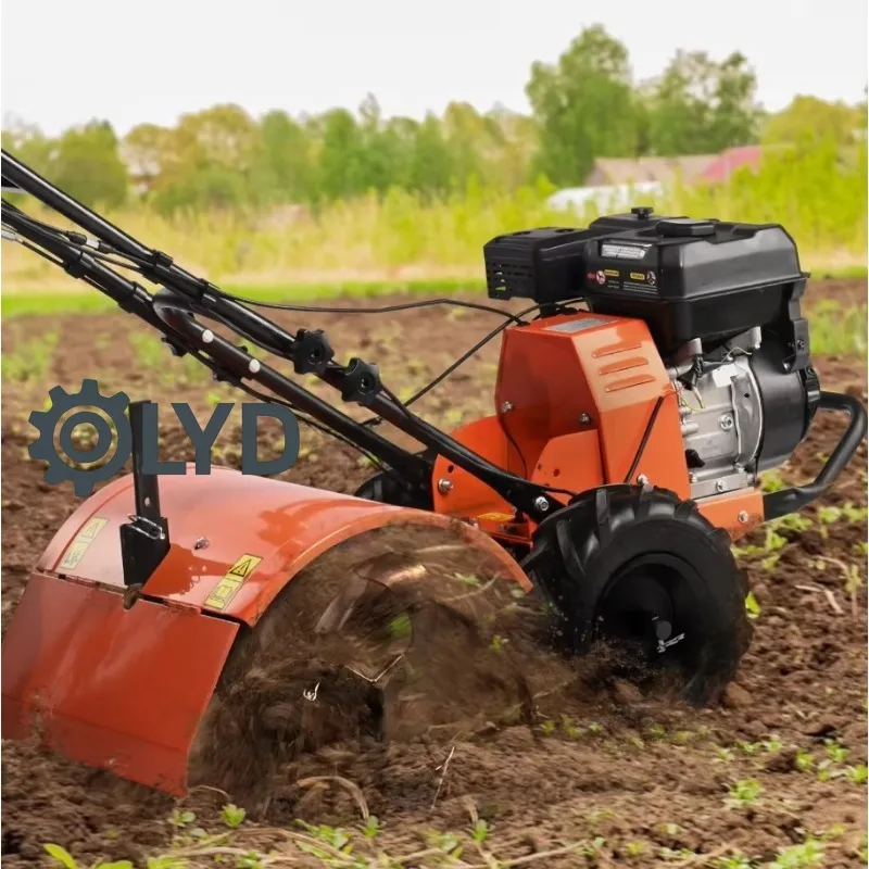 7HP Powered Multi Function Tiller Cultivator Trencher Weeder Soil Loosening Machine