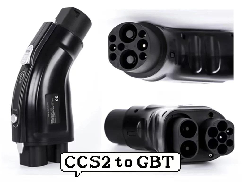 Ccs2 To Gbt Evse Charging Connector Ce Ev Dc Charger Chademo To Ccs Adapter For CCS CCS1 CCS2 To GBT Adapter