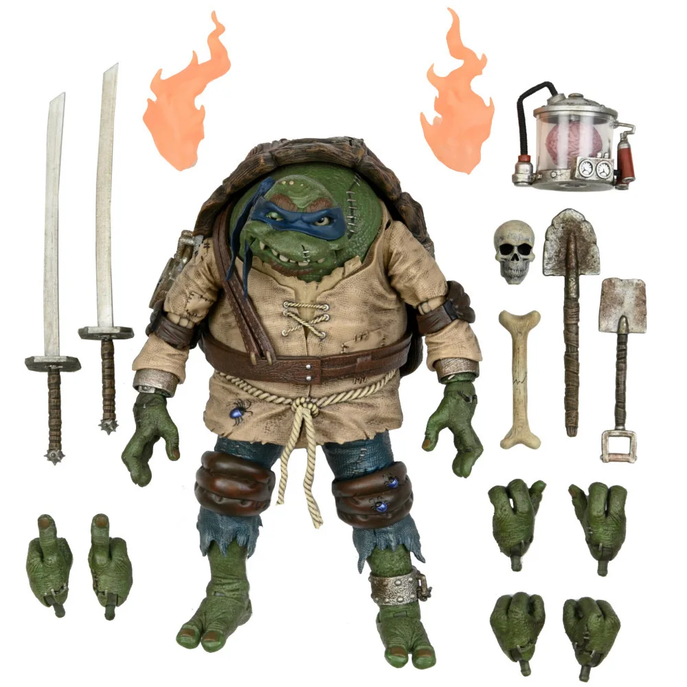 NECA Figure The Last of The Ramblers Turtle Boneca, múmia Cos, Michelangelo, Raphael, modelo blindado, brinquedo mestre para meninos