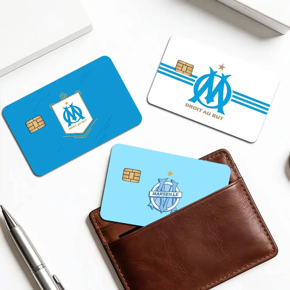 O-Olympiques D-DeS LOGO M-MarseilleS 100% Hot Sale Amine Credit Debit Bank Card Bus Card Film Skin Sticker