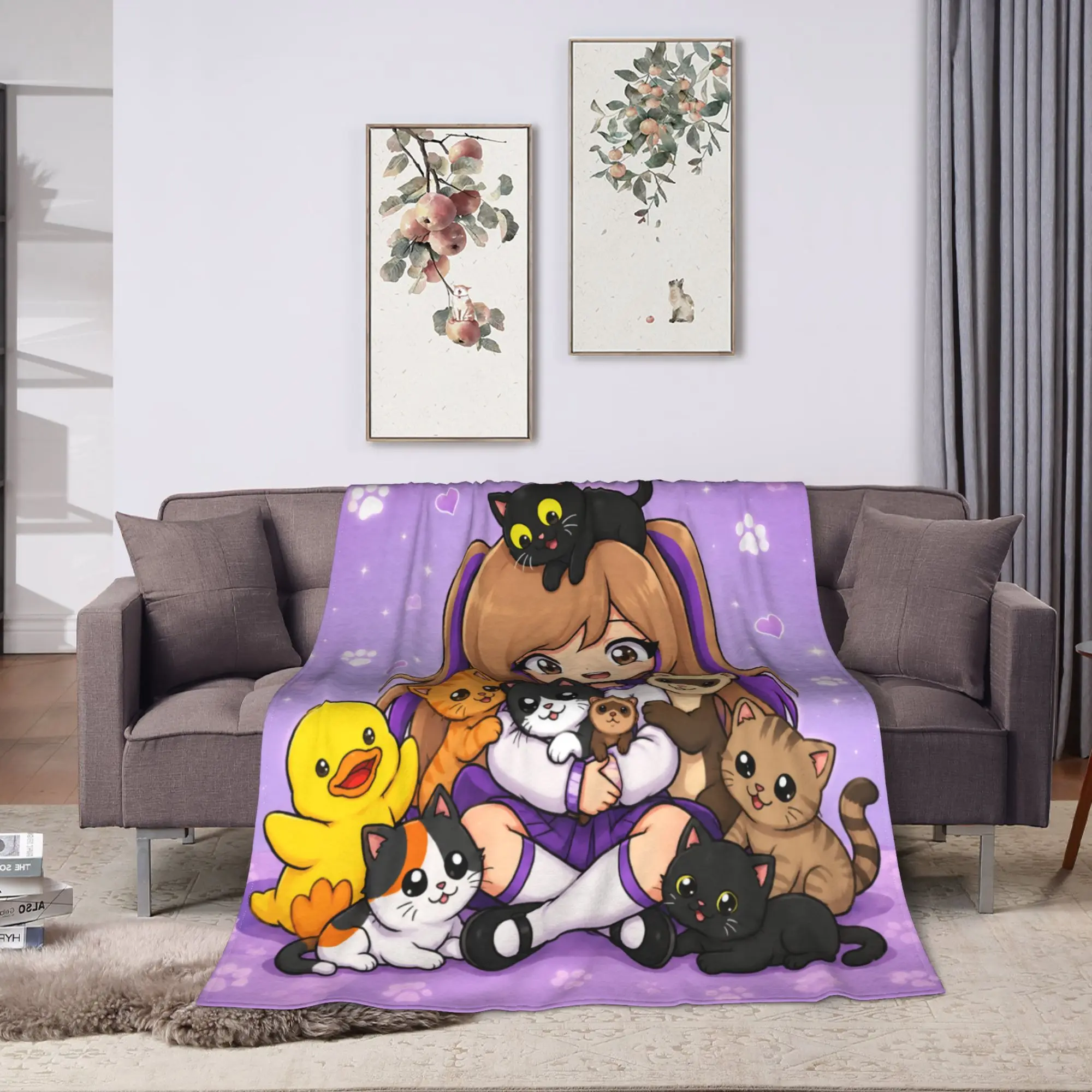 Relax Dense Real Mix Collage Lyna Vallejos Blanket Winter  Cozy Throw Blanket For Adults Outdoor Flannel Bedspread Bed Cover