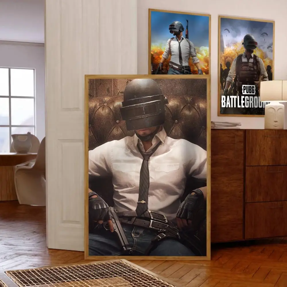 P-PUBG B-Battlegrounds Poster Music Album Cover For Room Canvas Painting Print Art Home Wall Decor Picture Gift