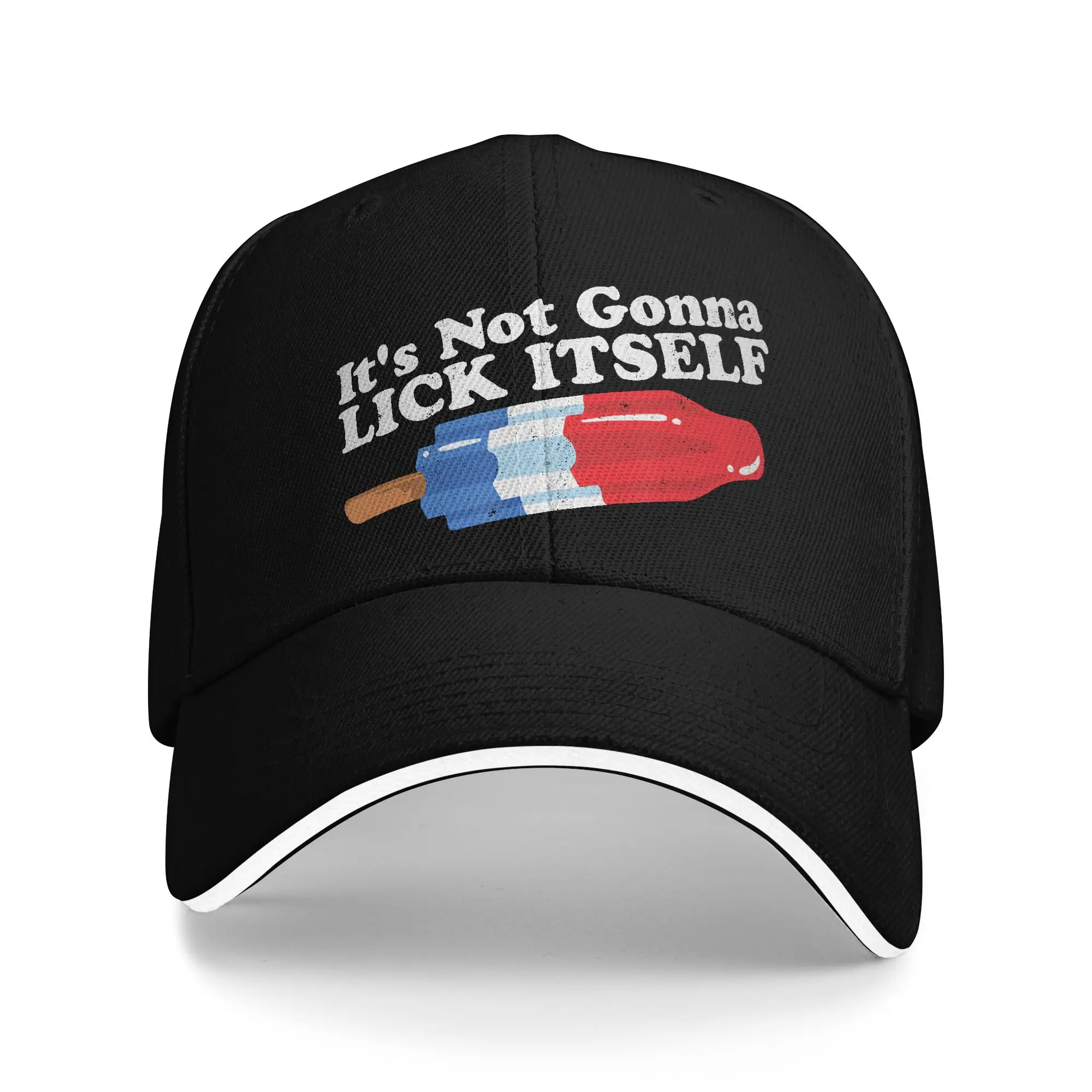 Its Not Gonna Lick Itself Funny Popsicle 4th of July Adjustable Hat  Sports Cap Men's Fashion Baseball Cap Casual Outdoor Hats