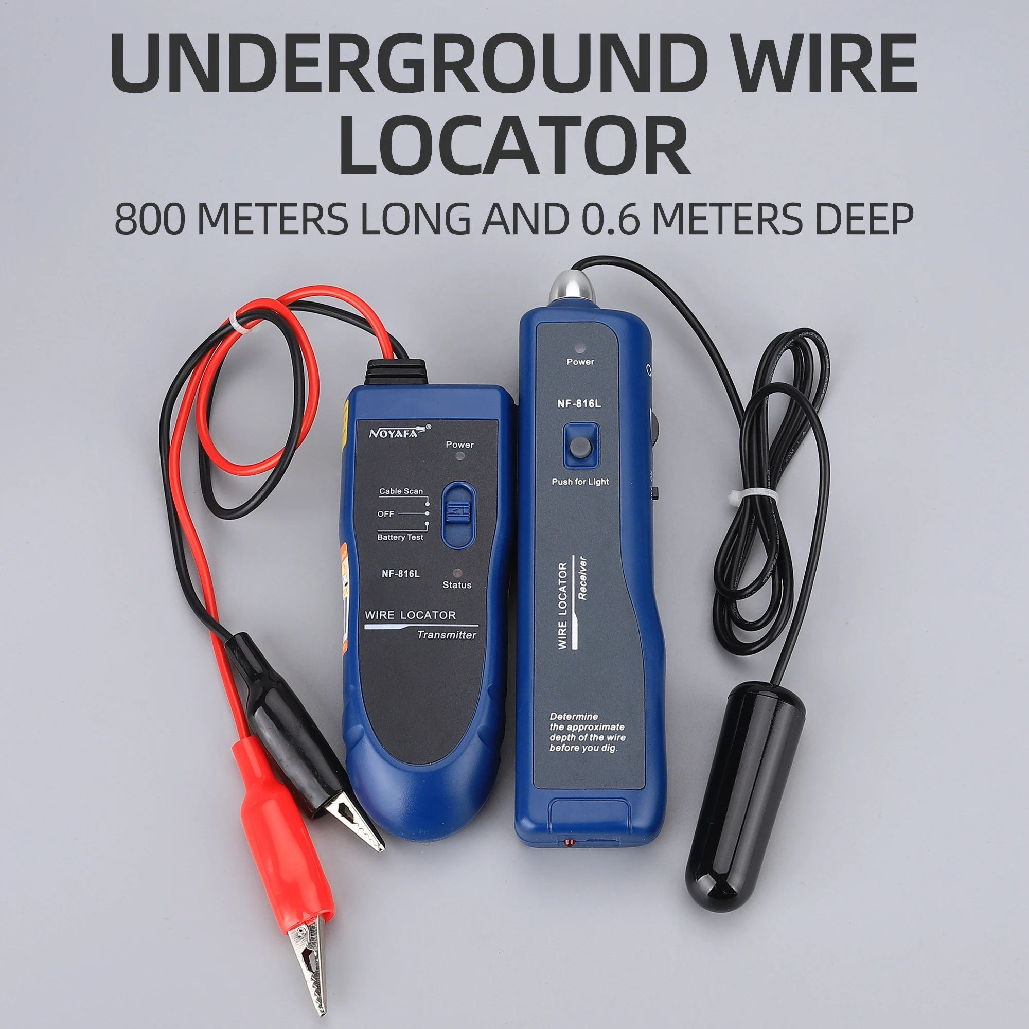 Network Line Finder NF-816L Underground Cable Detection Instrument Concealed Wiring Line Finder Rechargeable Wire Finder