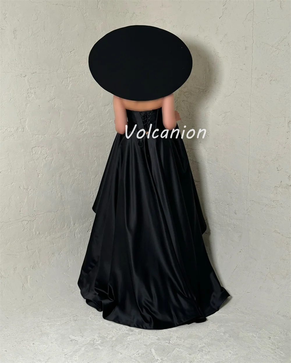 Customized Modern Style Exquisite Charmeuse Rhinestone Pleat A-line Strapless Long Dresses Bespoke Occasion Dresses Fashion