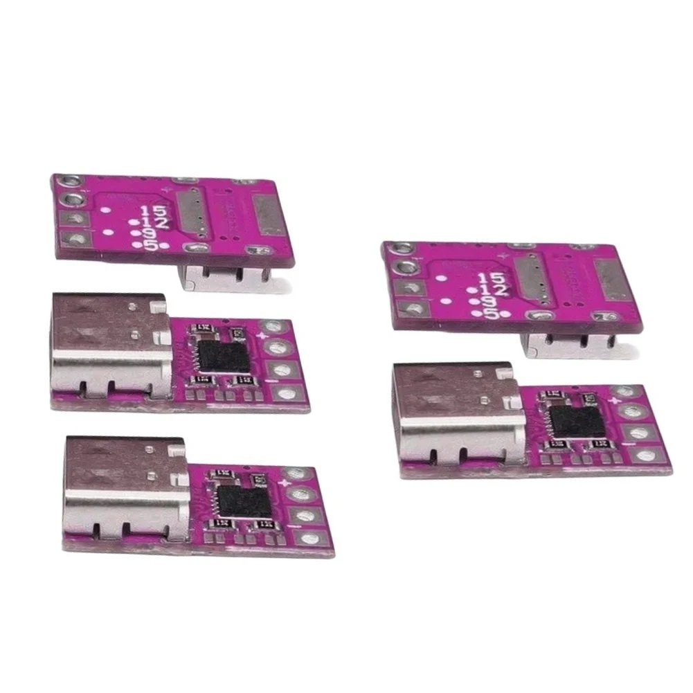 5Pcs Trigger Module 5V-20V 100W C To DC Converter Board For Laptop Power Supply DIY Electronics Components