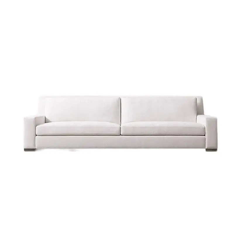 

American country three-person sofa American RH original single Italian modern simple single linen