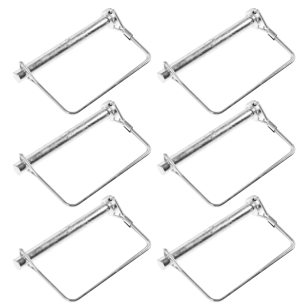 6pcs Heavy Duty Trailer Hitch Pin Replacement Safety Coupler Pin Versatile Trailer Hitch Lock Pin For Secure Trailer Towing