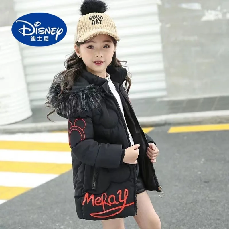 

Disney Girls Long Puffer Coat, Slim-Fit Mid-Length Winter Jacket for Big Kids, Warm & Fashionable