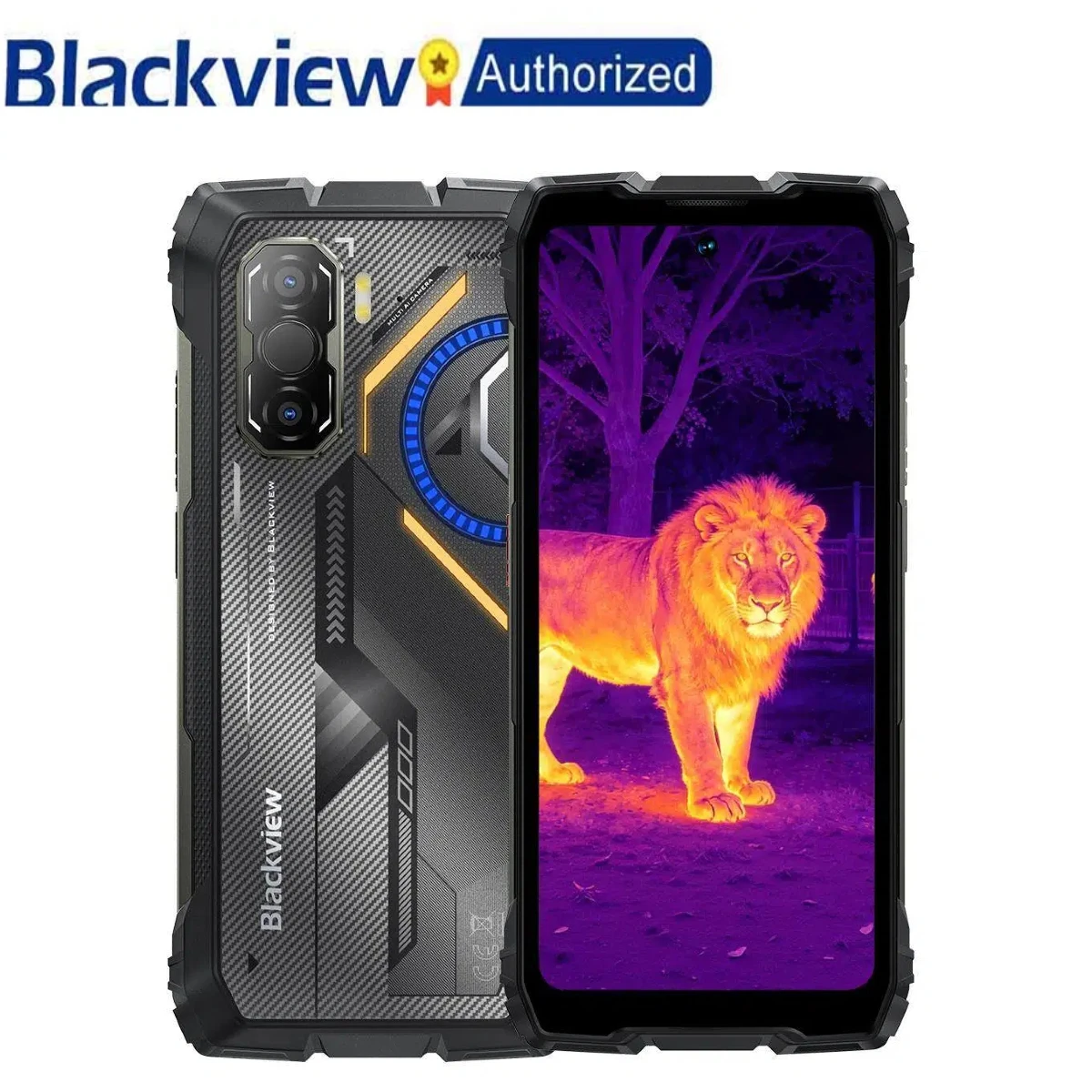 Blackview ROCK 3 Rugged Smartphone Thermal Imaging 6.78'' HD+ IPS 120Hz 108MP Camera 8GB+256GB 10000mAh Battery 4G Android 16 NFC