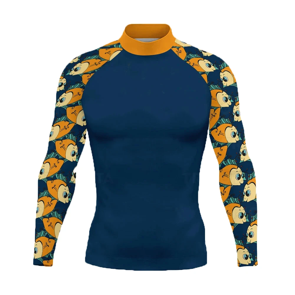 Swimming T-shirt Swimsuit Men UV Protection Beach Rash Guard Swimwear Diving Long Sleeve Surfing Swimsuit Surf T-shirt