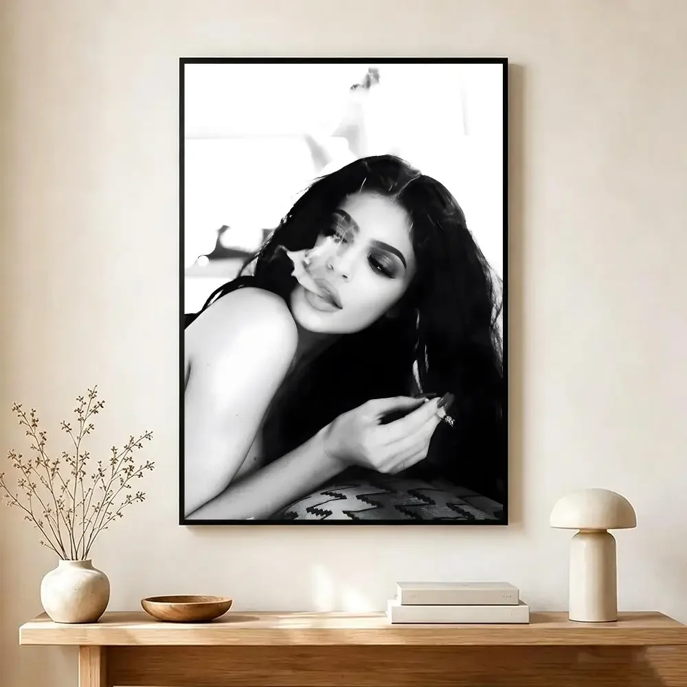 Celebrity Influencer K‑Kylie Jenner Poster Wall Art Print Decorative Mural Home Decor Gift Unframed