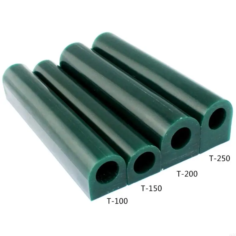 127C Jewelry Wax Hole Tube 4-Size Green Carving Wax Ring Tube Flat Top Injection Tool