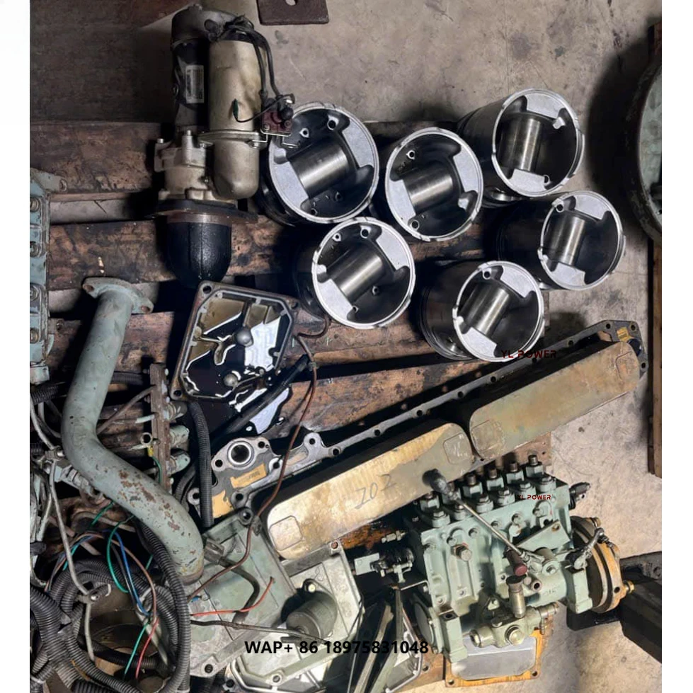 High Quality Marine Engine Parts S6R PISTON 37517-20100 RING SET 37517-10010 S6R2 PISTON 37517-25100 CONNECTING ROD ASSY 37519