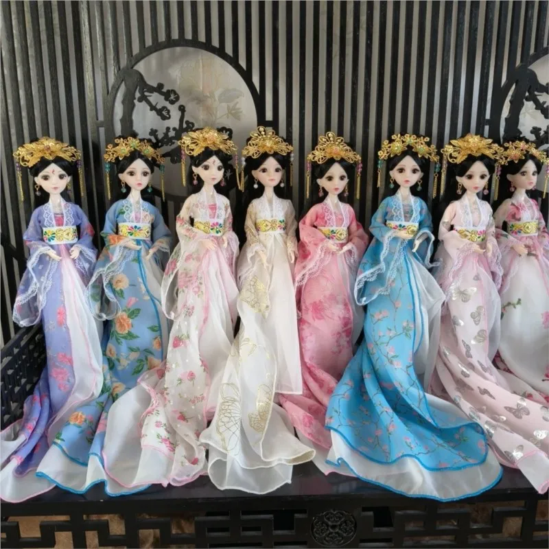 

2026 New Chinese Style 30cm Hanfu Doll Toy Chinese Ancient Costume Girls' Doll Children's Ancient Style Doll For Gift LI936