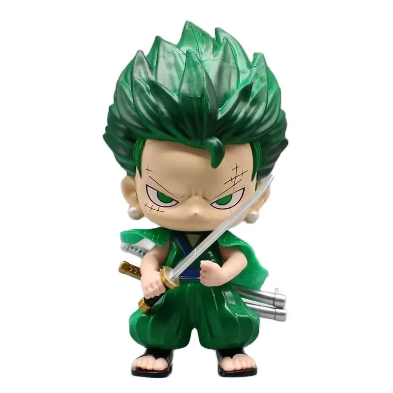 Roronoa Zoro Anime Modelo Decoração, Bonito Figura De Animação, Navegando De Novo, Jogo De Desenhos Animados, Garagem Kit, Boneca Ornamentos, 6.2 ", 1 Pc