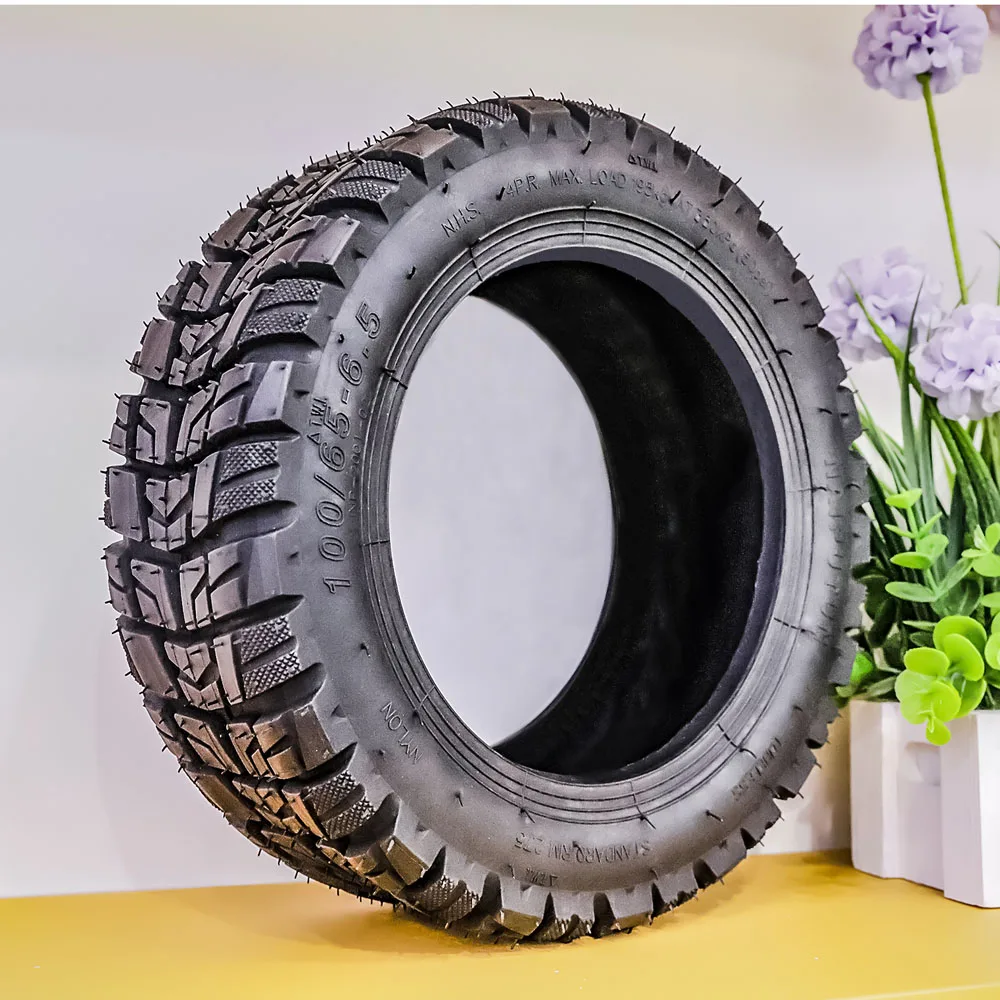 11 Inch Vacuum Tubeless Tire For Electric Scooter Modified widen Off-Road Tire Pneumatic Tyre with Nozzle PVR50 100/65-6.5