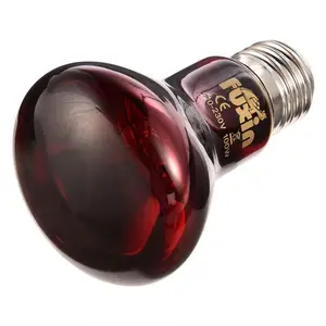 Infrared heating lamp for reptiles, birds, plants, amphibians, pets, cattle, E27, 100 W, 75 W, 60W, 220-240v 10 Main Sales Lamping Heating - №7