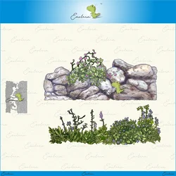 Wildflower Wall Cutting Dies, Metal Mould dies, Scrapbooking Paper Making, Craft, Printed Sheets, New, 2020