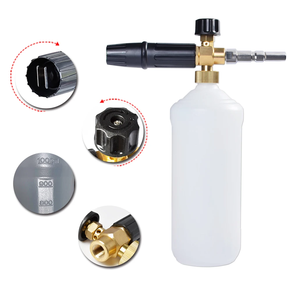 Snow Foam Lance Foam Gun Water Gun for Nilfisk-Alto/ Kew/ WAP/ IPC Portotecnica Professional Pressure Washer Cleaning Machine