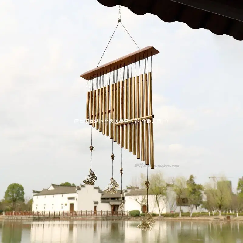 SGF الصينية الرجعية شنقا الديكور في الهواء الطلق فراشة هدية عيد ميلاد الدعائم الرياح الموسيقية الرنين