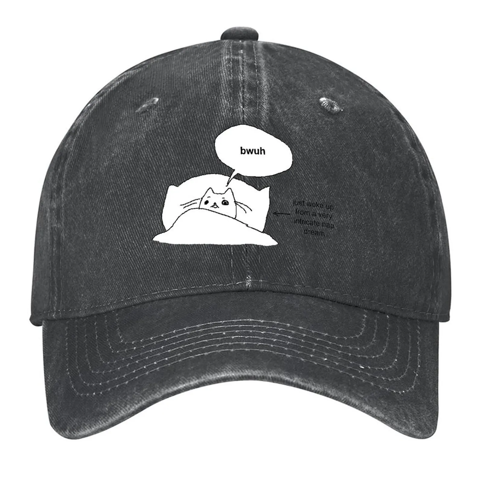 

nap dream Baseball Cap Hat Man For The Sun Ball Cap funny hat beach hat Men's Baseball Women's